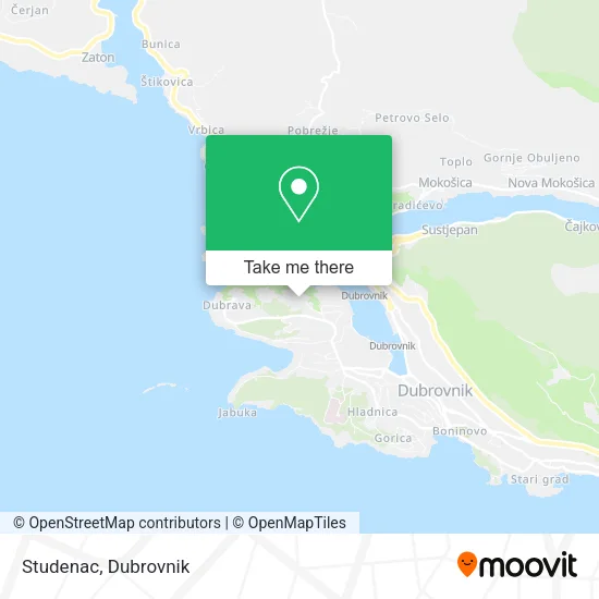 Studenac map