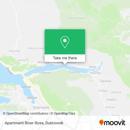 Apartment River Rose map