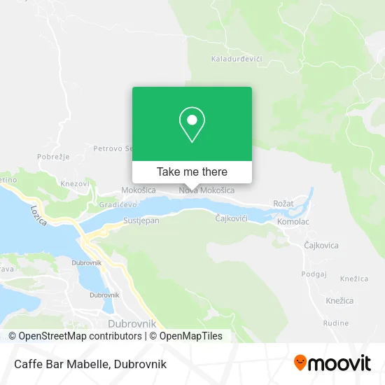 Caffe Bar Mabelle map