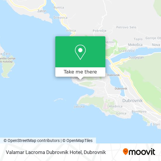 Valamar Lacroma Dubrovnik Hotel map