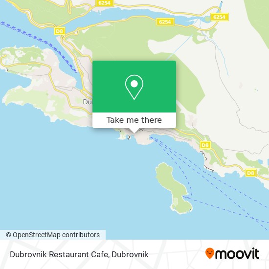 Dubrovnik Restaurant Cafe map