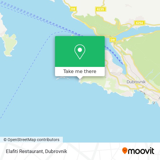 Elafiti Restaurant map