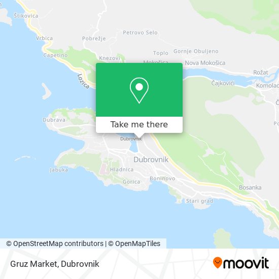 Gruz Market map