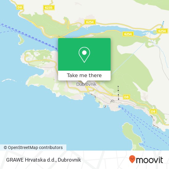 GRAWE Hrvatska d.d. map
