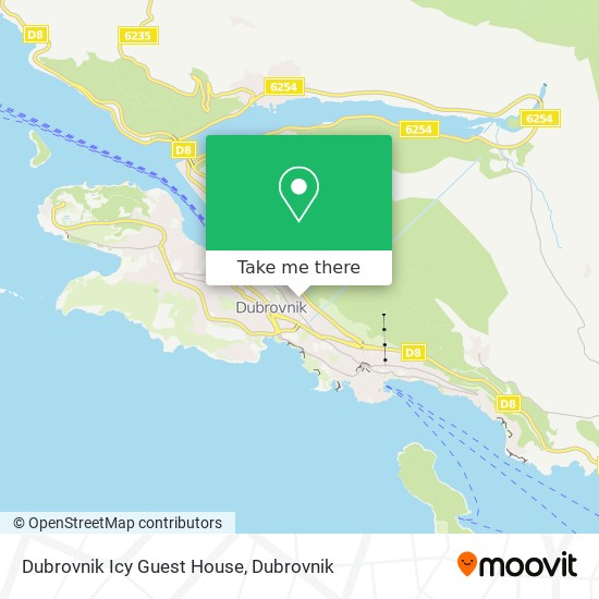 Dubrovnik Icy Guest House map