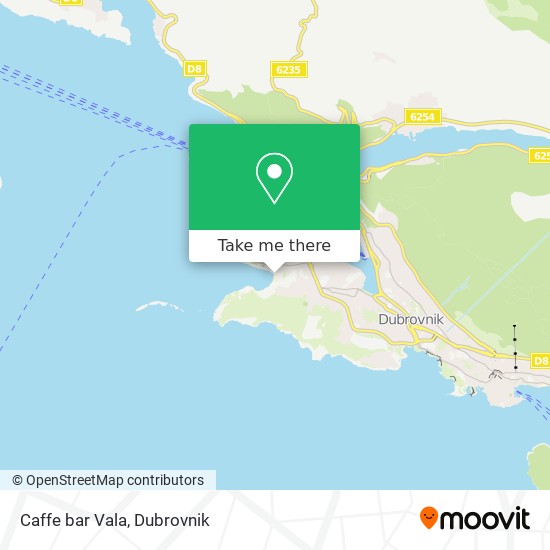 Caffe bar Vala map