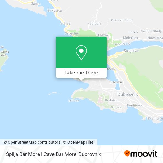 Špilja Bar More | Cave Bar More map