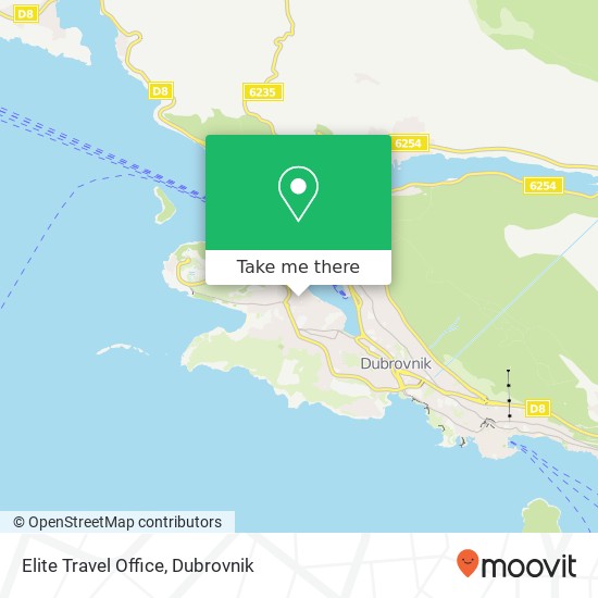 Elite Travel Office map