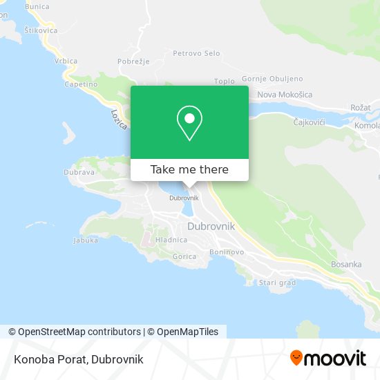 Konoba Porat map