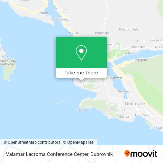 Valamar Lacroma Conference Center map