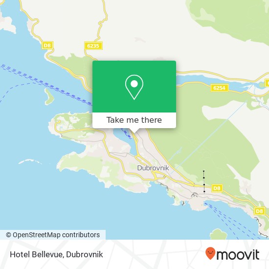 Hotel Bellevue map