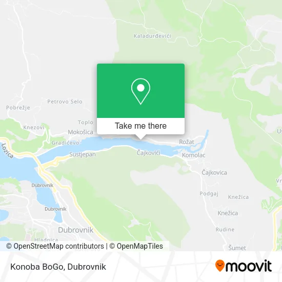Konoba BoGo map
