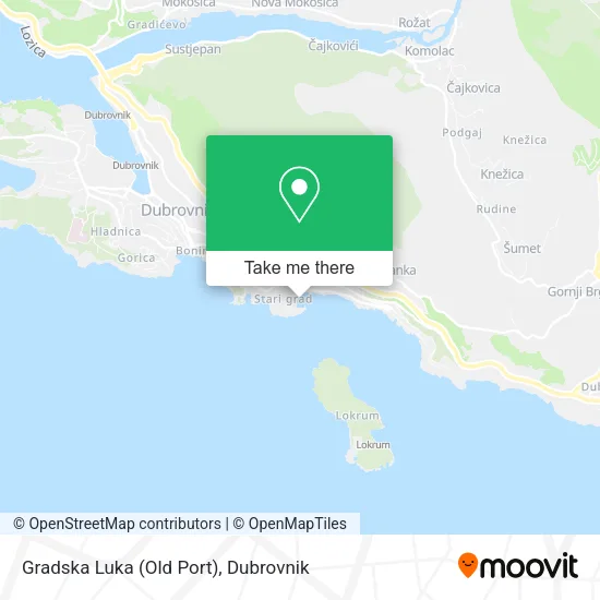 Gradska Luka (Old Port) map