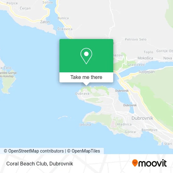 Coral Beach Club map