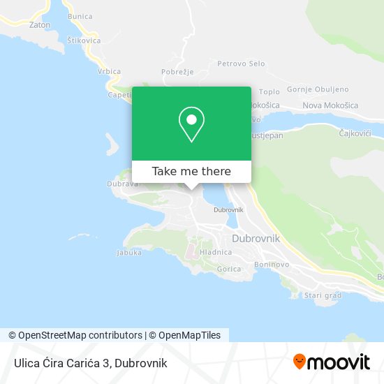 Ulica Ćira Carića 3 map