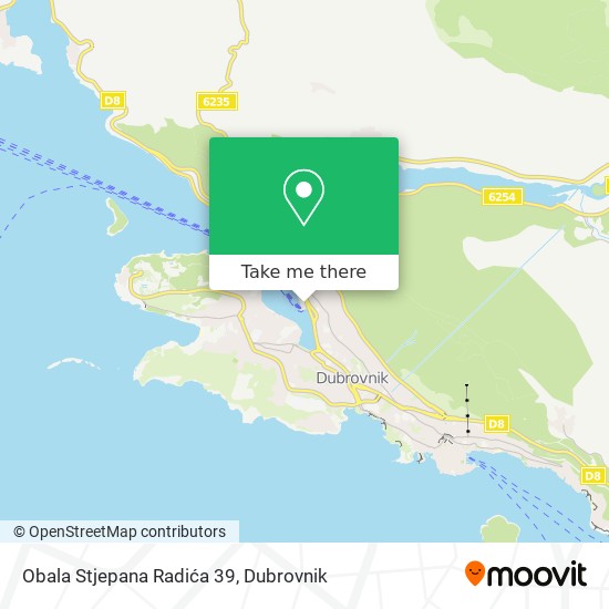 Obala Stjepana Radića 39 map