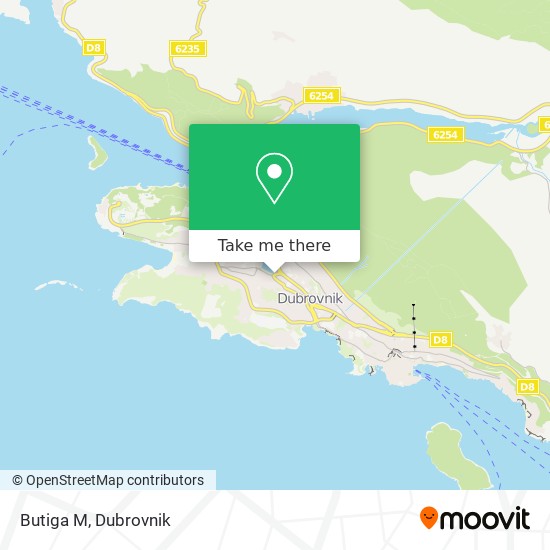 Butiga M map