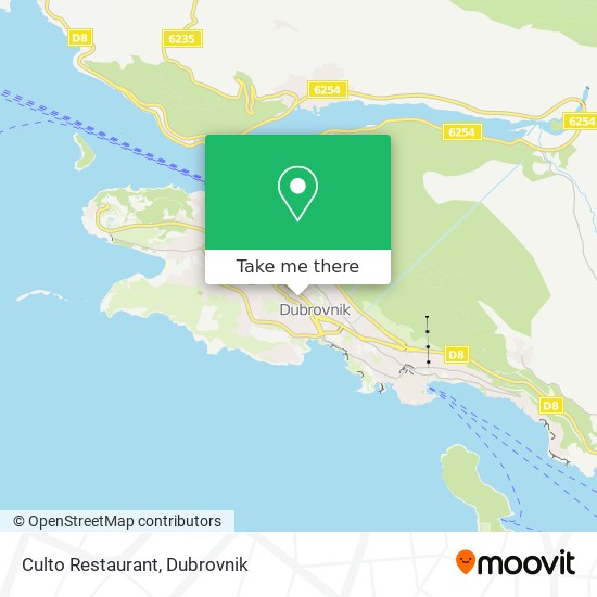Culto Restaurant map