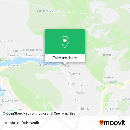 Vimbula map