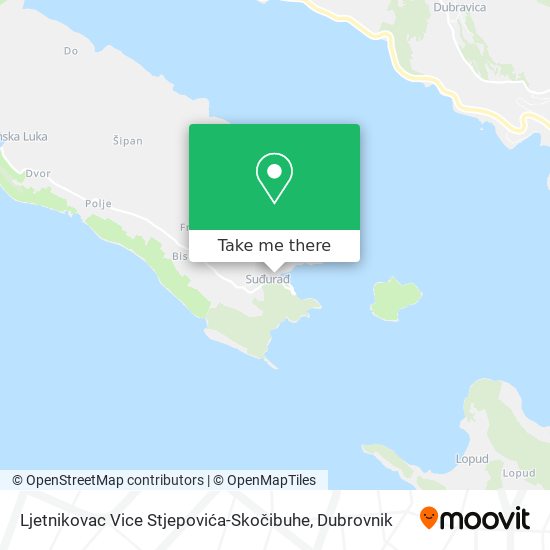 Ljetnikovac Vice Stjepovića-Skočibuhe map