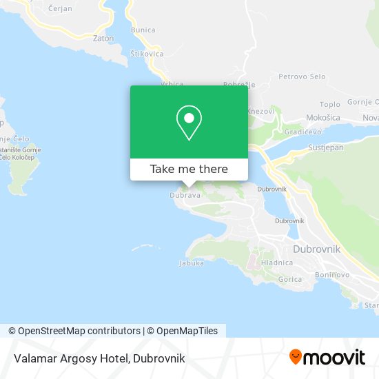 Valamar Argosy Hotel map