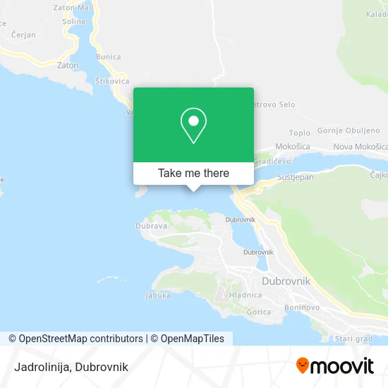 Jadrolinija map
