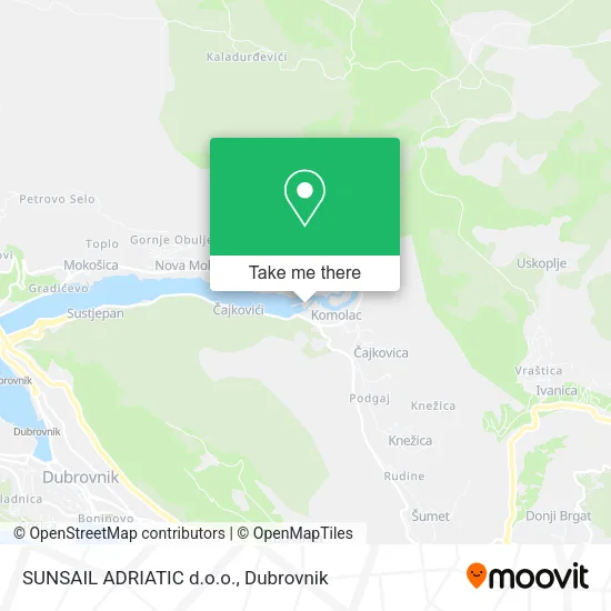 SUNSAIL ADRIATIC d.o.o. map