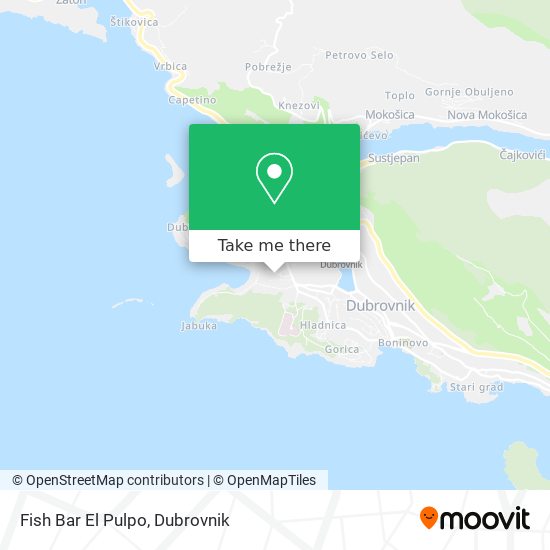 Fish Bar El Pulpo map