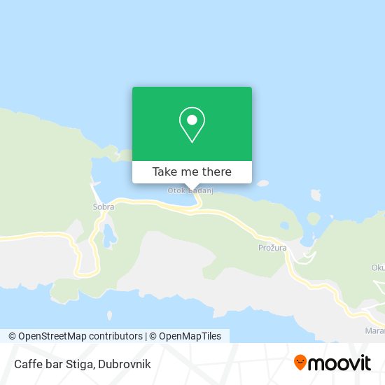 Caffe bar Stiga map