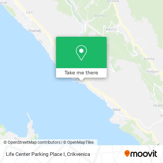 Life Center Parking Place I map