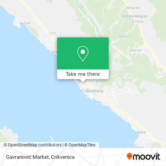 Gavranović Market map