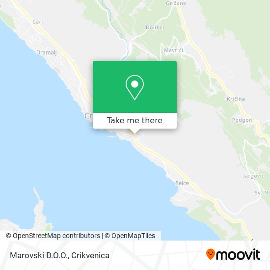 Marovski D.O.O. map
