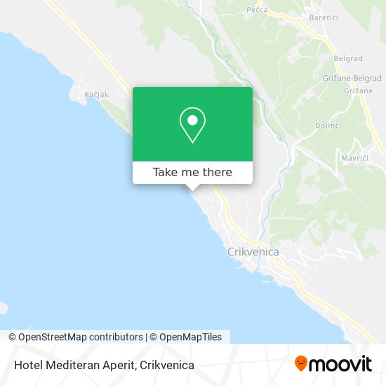 Hotel Mediteran Aperit map