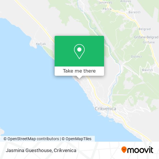 Jasmina Guesthouse map