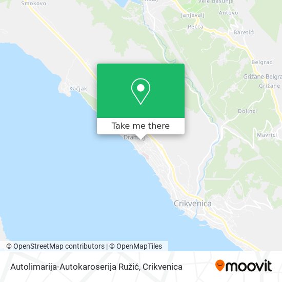 Autolimarija-Autokaroserija Ružić map