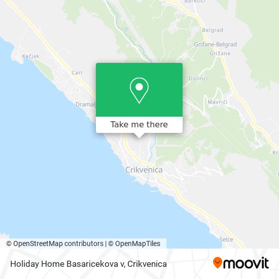 Holiday Home Basaricekova v map