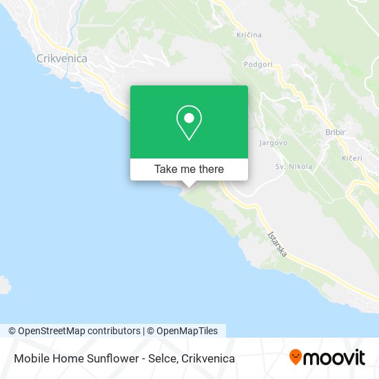 Mobile Home Sunflower - Selce map