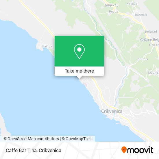 Caffe Bar Tina map