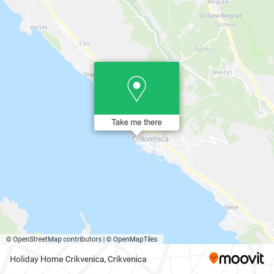 Holiday Home Crikvenica map