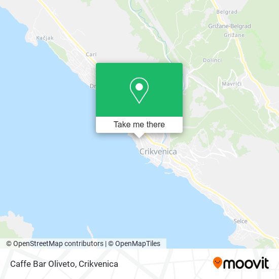 Caffe Bar Oliveto map