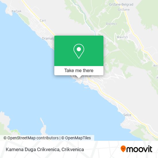 Kamena Duga Crikvenica map