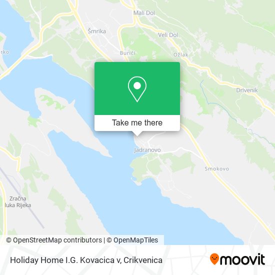 Holiday Home I.G. Kovacica v map