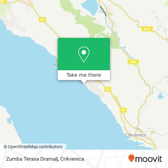 Zumba Terasa Dramalj map