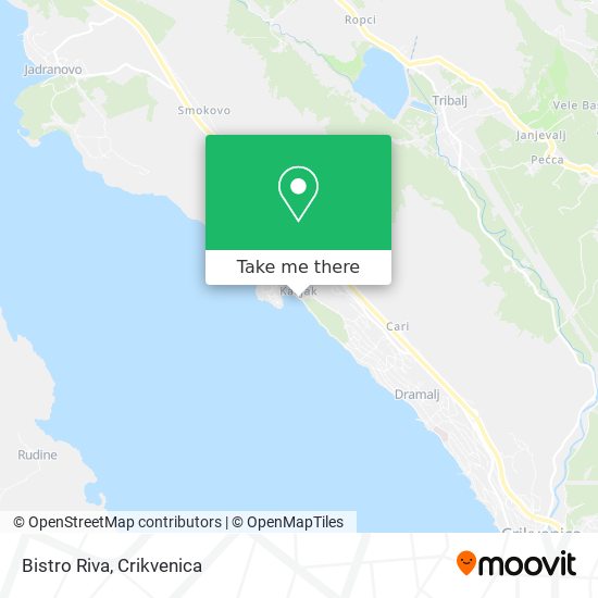 Bistro Riva map