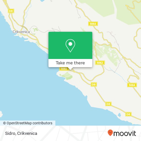 Sidro, Slavka Jeličića 51260 Crikvenica map