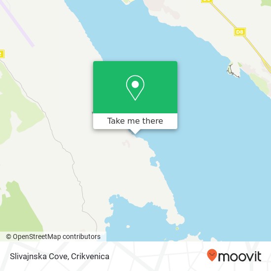 Slivajnska Cove map