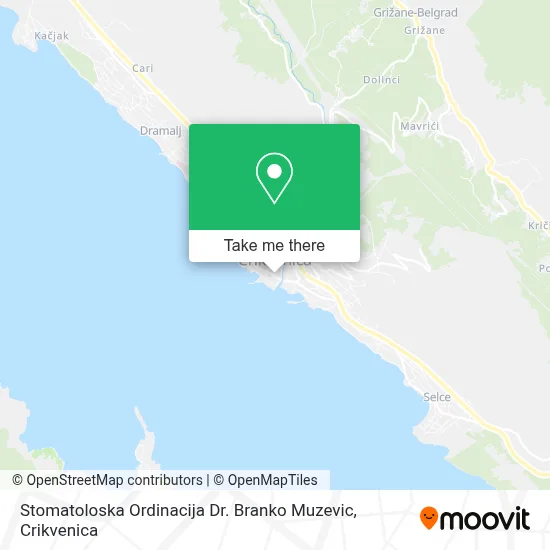 Stomatoloska Ordinacija Dr. Branko Muzevic map