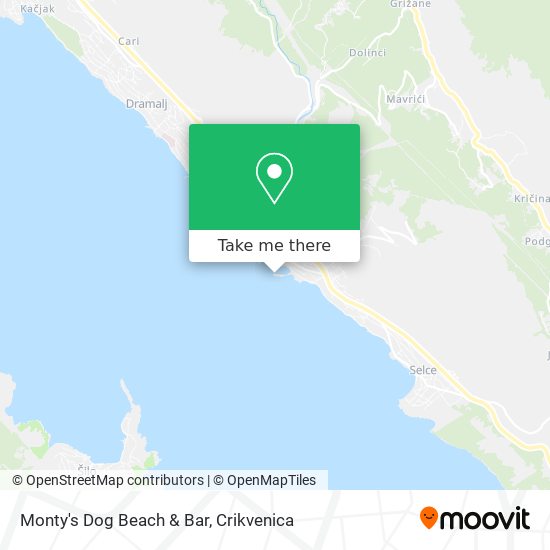 Monty's Dog Beach & Bar map