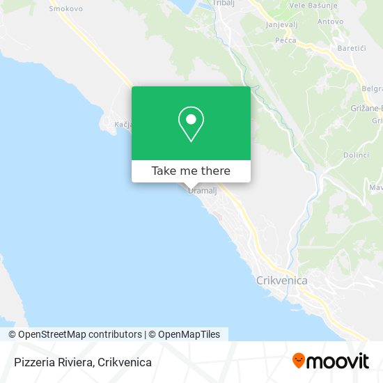 Pizzeria Riviera map