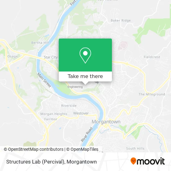 Structures Lab (Percival) map